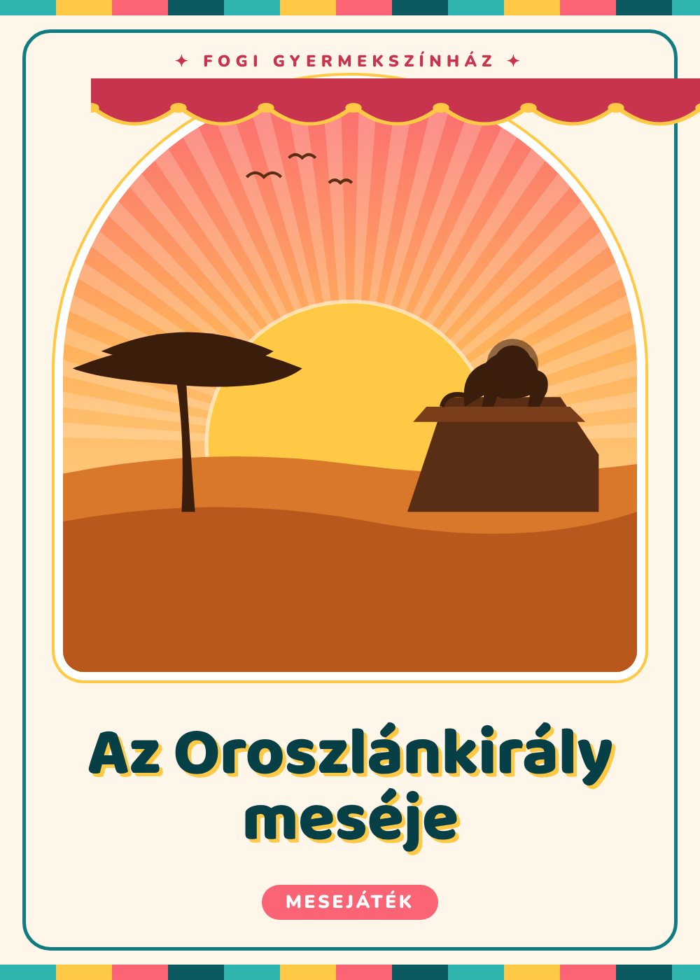 Az Oroszlánkirály meséje – címgrafika