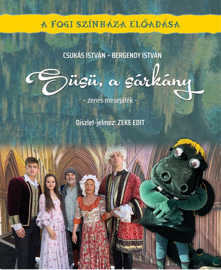 Süsü, a sárkány – a Fogi Gyermekszínház eredeti előadásplakátja