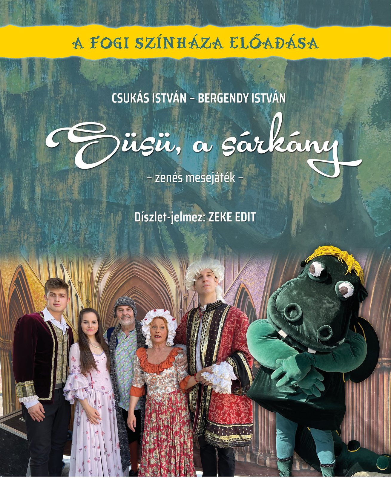Süsü, a sárkány – a Fogi Gyermekszínház eredeti előadásplakátja