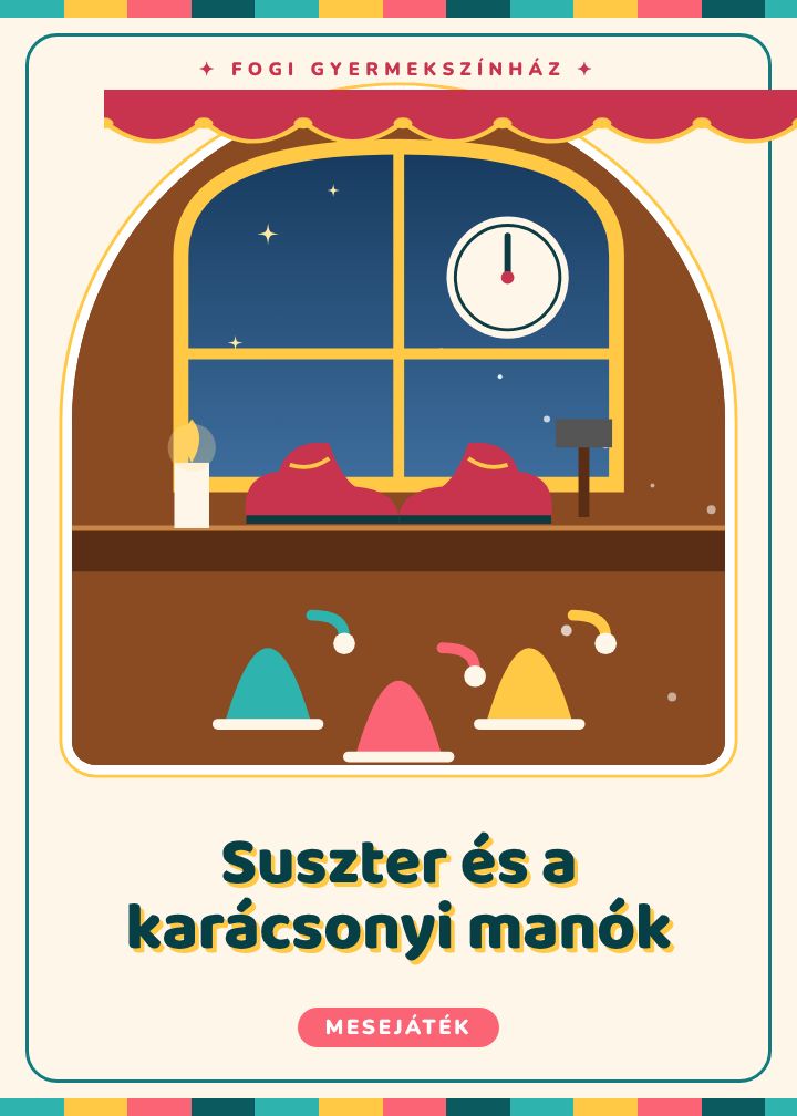 Suszter és a karácsonyi manók – címgrafika